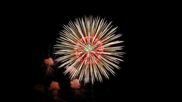 [4k] Fireworks Video Black Footage, FWCK L Edition, Snowflake (1 of 10) [Digital]