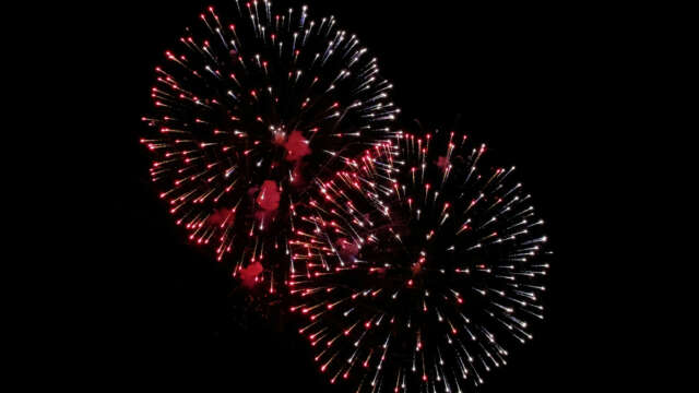 [4k] Fireworks Video Black Footage, FWCK L Edition, Smileys Snowflakes (2 of 10) [Digital]