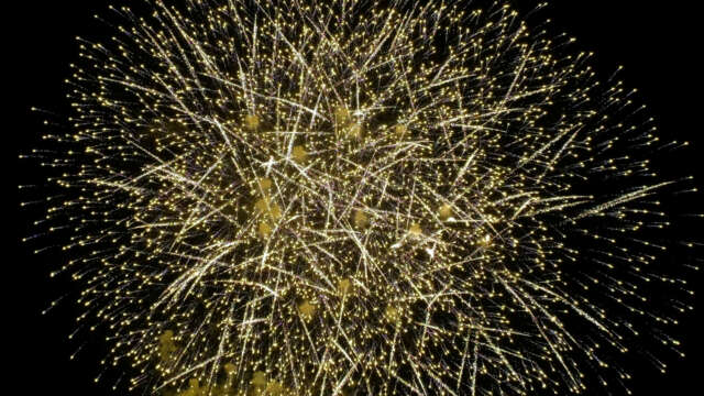 [4k] Fireworks Video Black Footage, FWCK M Edition, Chrysanthemum (4 of 9) [Digital]