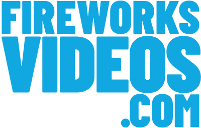 Logo Fireworks Videos Blue 2x