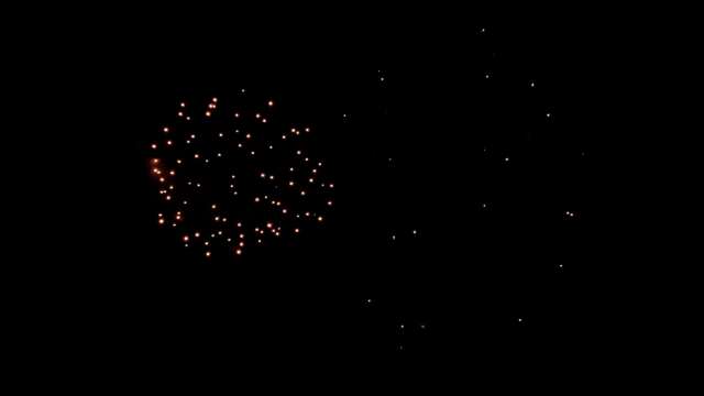 rk22 4k uhd fireworks video black footage with sound, 01 peony effect