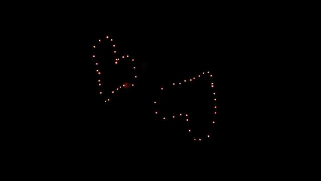 rk22 4k uhd fireworks video black footage with sound, 01 peony effect