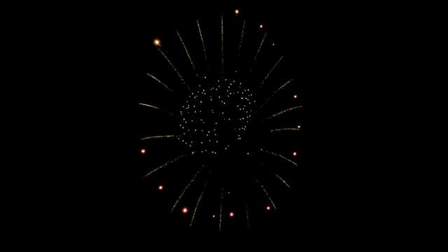 rk22 4k uhd fireworks video black footage with sound, 01 peony effect