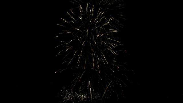 rk22 4k uhd fireworks video black footage with sound, 01 peony effect