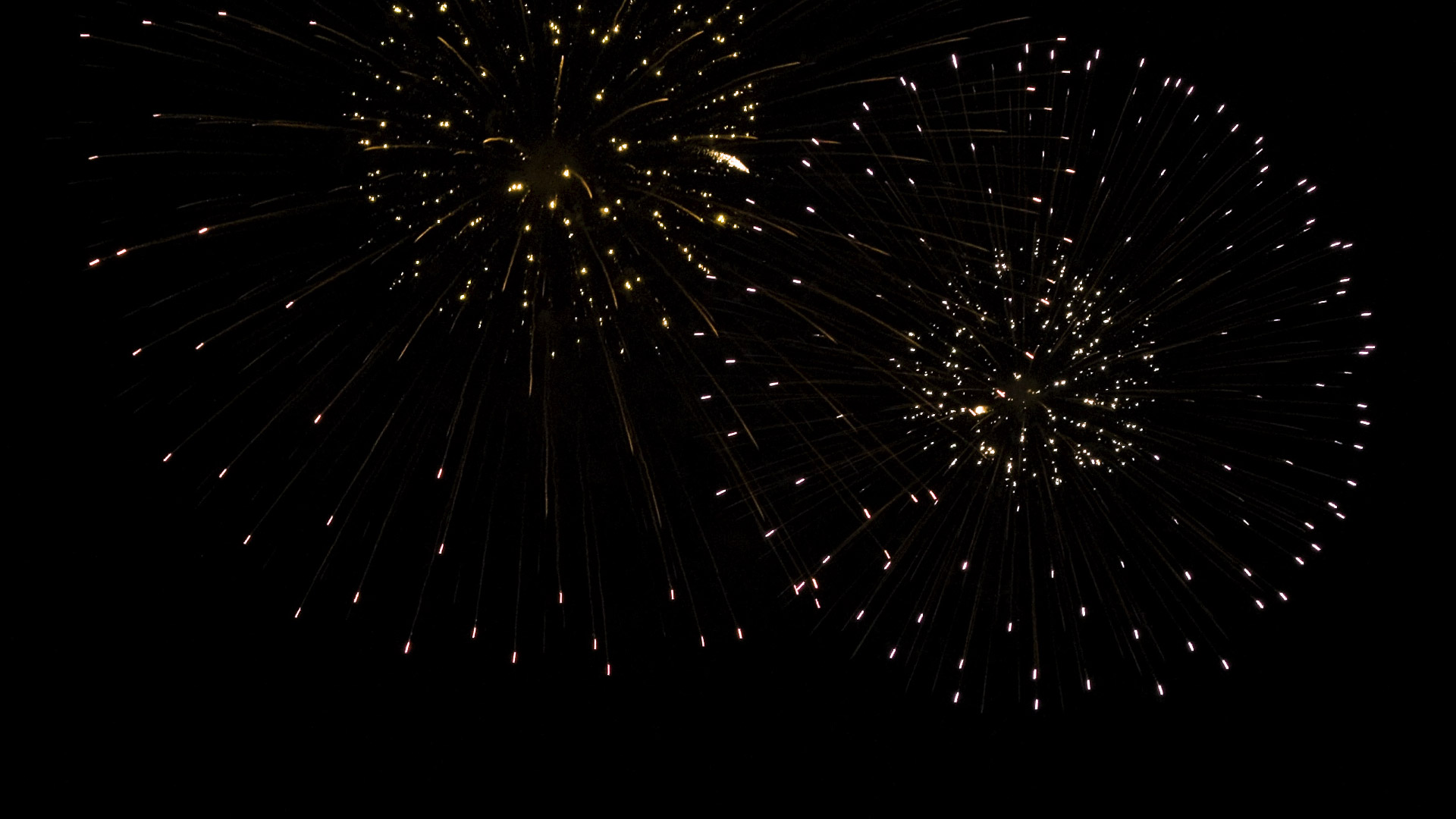 JPT24 4k UHD Fireworks Video Black Footage with Sound, 13