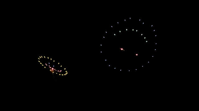 jpt26 fireworks videos black footage in 4k uhd with sound – 01 figures smileys