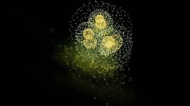 JPT26 Fireworks Videos Black Footage in 4k UHD with Sound, 13 Peony Dahlia Whistle Glitter Effects