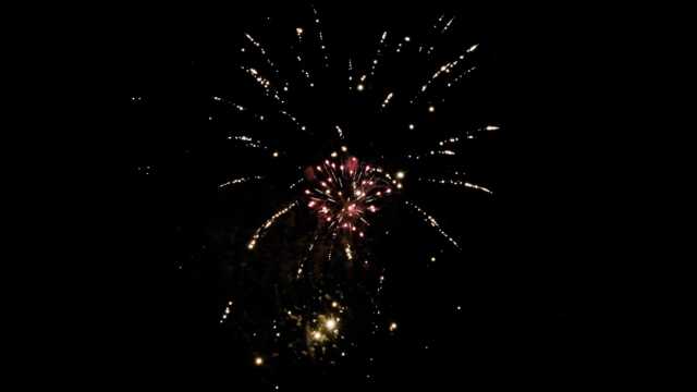 JPT26 Fireworks Videos Black Footage in 4k UHD with Sound, 23 Peony Brocade Effect